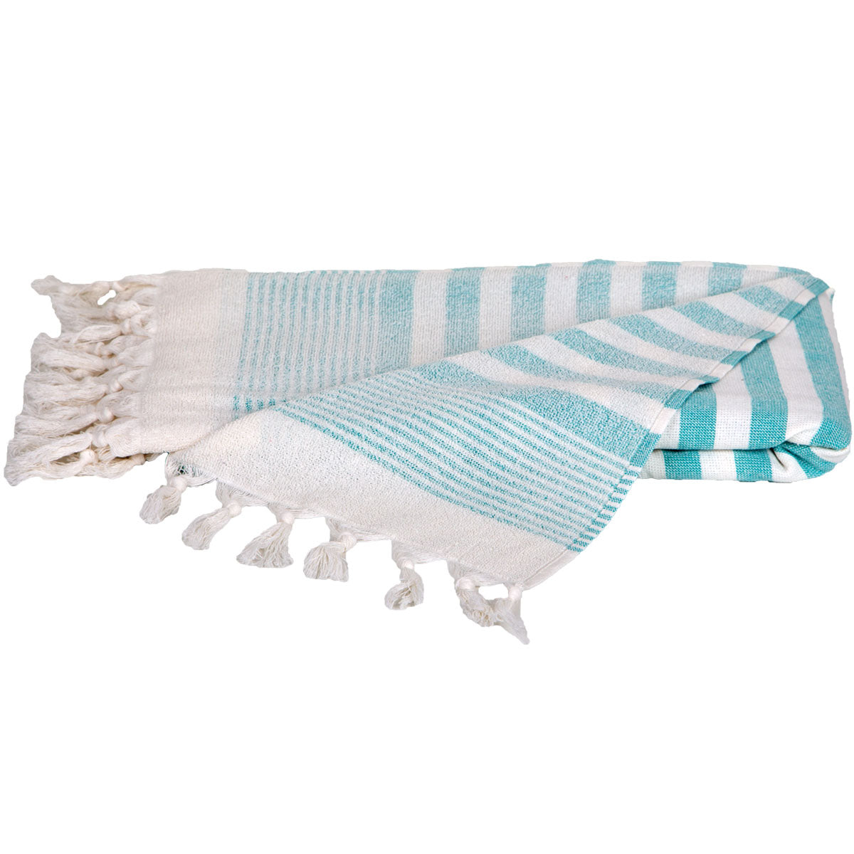 Clotho Turkish Towel Set of 4, 100% Cotton 35 x 65 (Terry Natural)